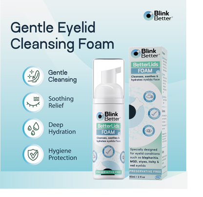 BetterLids Eyelid Cleansing Foam - Deep Cleanse for Blepharitis