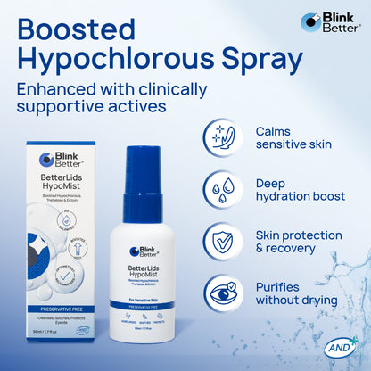 BetterLids Hypochlorous Spray - Instant Eyelid Relief
