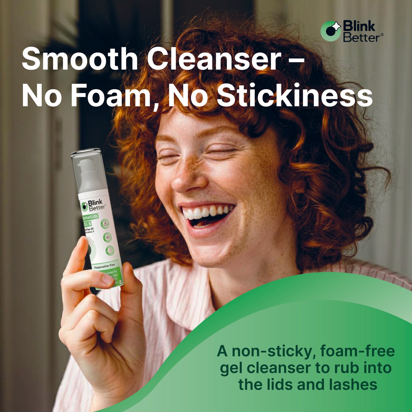 BetterLids Eyelid Cleansing Gel - Tea Tree Oil Daily Cleanser