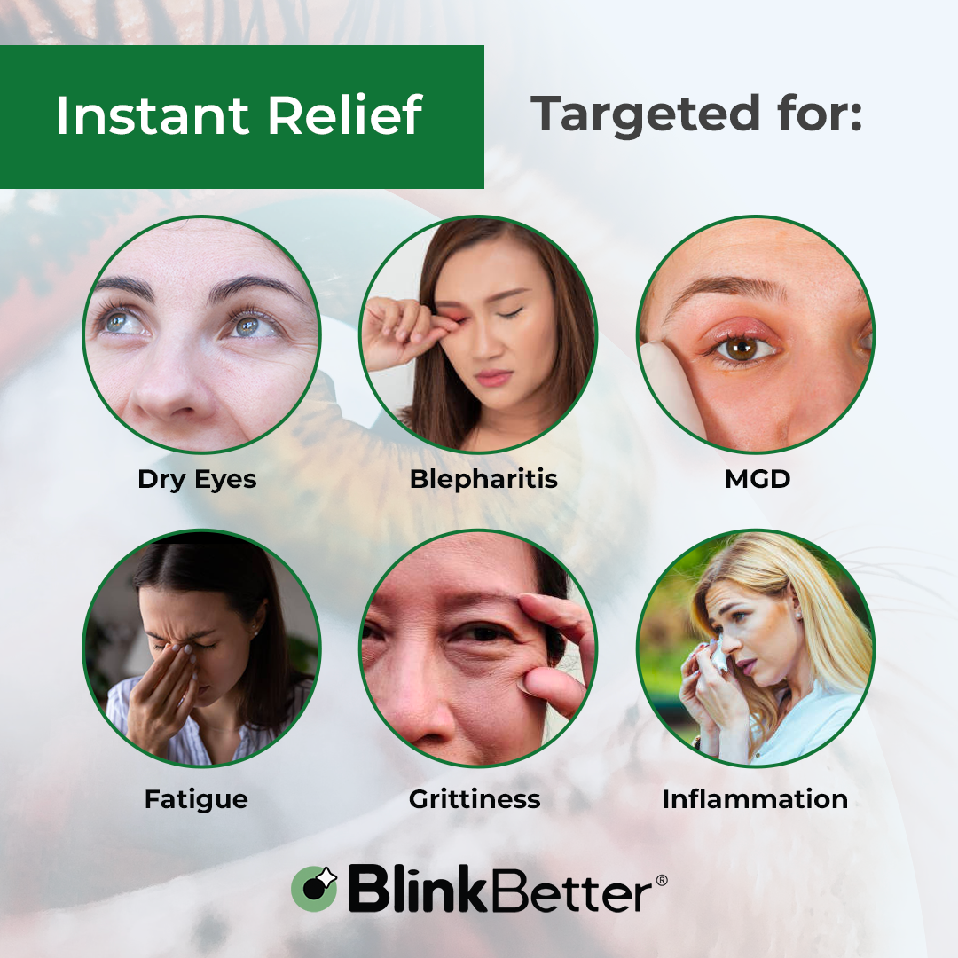 BetterScrub Eyelid Wipes - Instant Relief for Blepharitis (20 Pack)