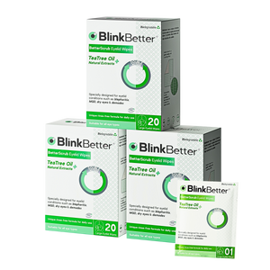 BetterScrub Eyelid Wipes - Blepharitis Relief (60 Pack, Value Size)